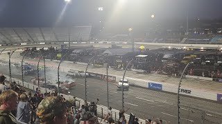 nascar martinsville xfinity race final restart from stands [upl. by Chaffinch]