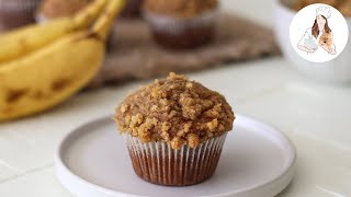 Banana Muffins Recipe [upl. by Viviana]