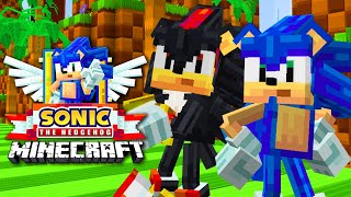 Sonic amp Shadow Play Minecraft Sonic DLC Part 1  UNLOCKING SHADOW [upl. by Nabetse]