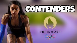 Womens 100m Top 5 Contenders  Paris Olympics 2024 [upl. by Eisen]