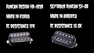 Duncan Designed vs Seymour Duncan distortion model [upl. by Cowley]