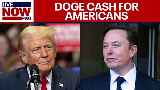 DOGE CASH President Trump and Elon Musk want to give Americans 5000  FULL WH BRIEFING [upl. by Lorin]