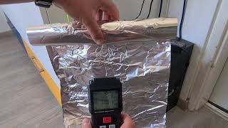 Does aluminium foil block radiation [upl. by Kotz]