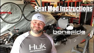 Bonafide SS127 and SS107 Seat Modification [upl. by Nadnal279]