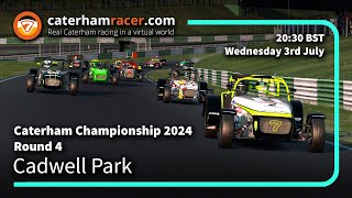 2024 Caterham Championship  Round 4  Cadwell Park [upl. by Oirevlis530]