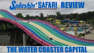 Splashin Safari Review amp Overview Holiday Worlds Water Park  World Water Coaster Capital [upl. by Haet]