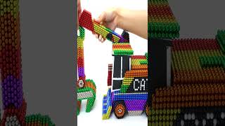 How to Make Caterpillar 415F2 ASMR from Magnetic Balls asmr diy shorts [upl. by Hughett]