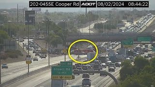 Crash closes Loop 202 in Gilbert [upl. by Oam807]