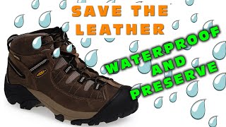 How to Waterproof and Preserve Nubuck Leather Hiking Boots [upl. by Ozen]