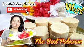 The Best Polvoron Homemade Polvoron better than Goldilocks  Schillas Easy Recipes [upl. by Hector703]