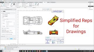 Creo Parametric  Drawings and Simplified Representations [upl. by Gerianna285]