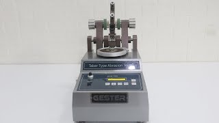 Taber Abrasion Resistance Tester GTC14A [upl. by Chita868]