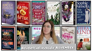 Neuerscheinungen im November 🤩 Coming soon [upl. by Melantha]