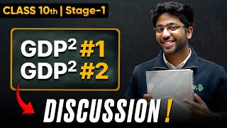 Class 10th GDP²  1 amp 2 Discussion 🔥  Shobhit Nirwan [upl. by Kal]