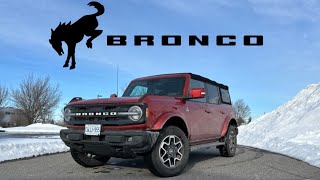 2023 Ford Bronco Outerbanks  POV Drive amp Review [upl. by Nigem]