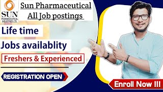 Sun pharma company job  sun pharma job  pharma jobs  Pharma Job In 2022  pharmacist job  pharma [upl. by Nattirb704]