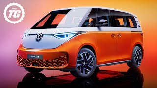 VW ID Buzz EXCLUSIVE walkaround and full reveal of VW’s brandnew EV Microbus  Top Gear [upl. by Susejedairam]