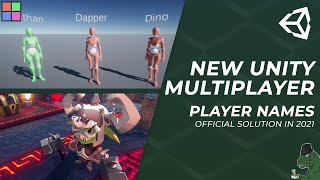 How To Make A Multiplayer Game In Unity 20211  Player Names [upl. by Featherstone]