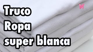 Truco para lavar la ropa blanca en la lavadora y mantenerla como el primer día [upl. by Aiyekal]