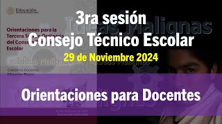 idM 3ra CTE2425 Orientaciones para Docentes [upl. by Arotahs]