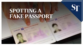 Spotting a fake passport [upl. by Boys994]