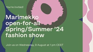 Marimekko SS24 at Copenhagen Fashion Week [upl. by Lechner363]