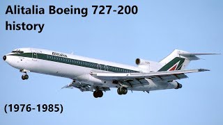 Alitalia Boeing 727200 history 19761985 [upl. by Elleneg]