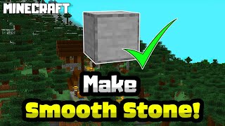 How to Make Smooth Stone Minecraft 1192 Updated Tutorial [upl. by Desimone]