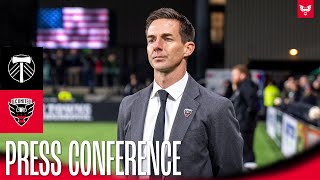 Troy Lesesne PostMatch Press Conference  Portland Timbers vs DC United  MLS 2024 [upl. by Postman]