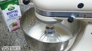 How To Make Whipped Cream Frosting [upl. by Noedig]