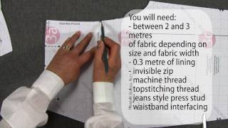 Sewing  Making Trousers  Sewing Tutorial  Sewing Trousers [upl. by Karl]