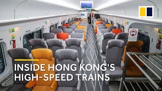 Inside Hong Kongs highspeed trains [upl. by Adnah]