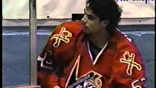 George Laraque vs Joel Theriault QMJHL Jan 1996 [upl. by Juliet]