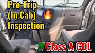 CDL Class A Pre Trip Inspection In Cab 2023 [upl. by Pilloff]