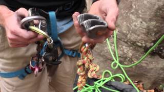 Rock Climbing Basics How to Tie Yourself In amp Belaying Basics [upl. by Claudianus171]