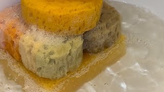 Full Jug pour squeezes rinse Short Version  sponge squeezing ASMR [upl. by Nomrah559]