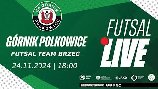 Górnik Polkowice vs Futsal Team Brzeg 1 Liga Futsalu LIVE [upl. by Shiller]