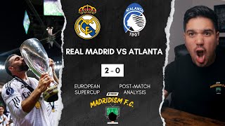 Real Madrid dismantle Atlanta in the European SuperCup Mbappe Debut Bellingham MVP [upl. by Siladnerb]