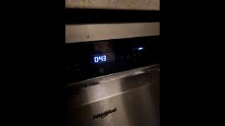 Whirlpool Dishwasher WFO3P33DLXUK Final Rinse [upl. by Pricilla233]