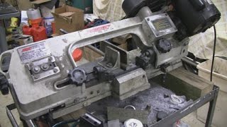 HOW TO ADJUST BANDSAW 4 X 6 [upl. by Gnni]