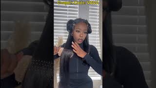 Straight U Part Wig Install Middle Leave Out  Natural Blending Tutorial ElfinHair [upl. by Venetia]