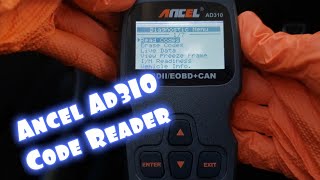 How To Use The Ancel AD310 Code Reader  Check Engine Light [upl. by Shenan943]