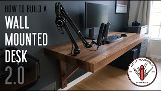 Build a Wall Mounted Desk 20 [upl. by Lapides]