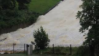 Toddbrook Reservoir Overflow  Whaley Bridge [upl. by Parsons]