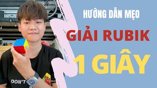 Hướng dẫn mẹo quay Rubik trong 1 giây ft Thông Nguyễn [upl. by Adnorat772]