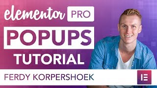 Elementor Pro Popups Tutorial [upl. by Aivizt]