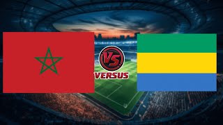 MOROCCO vs GABON  AFRICA CUP OF NATIONS 2025 QUALIFIERS [upl. by Ole683]