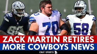 BREAKING Zack Martin Retires  Cowboys Get QUADRUPLE DOSE Of News Ft Tyler Guyton amp Mazi Smith [upl. by Horsey]