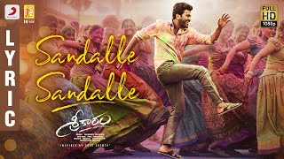 Sreekaram  Sandalle Sandalle Lyric  Sharwanand  Kishor B  Mickey J Meyer [upl. by Anoyet]