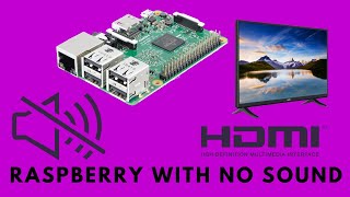 Raspberry Pi no audio HDMI TV  SOLVED [upl. by Lerret793]